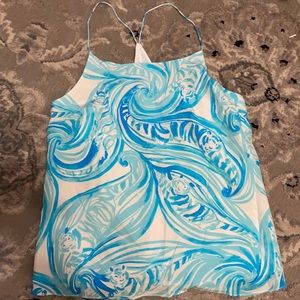 Lilly Pulitzer Blue Tank